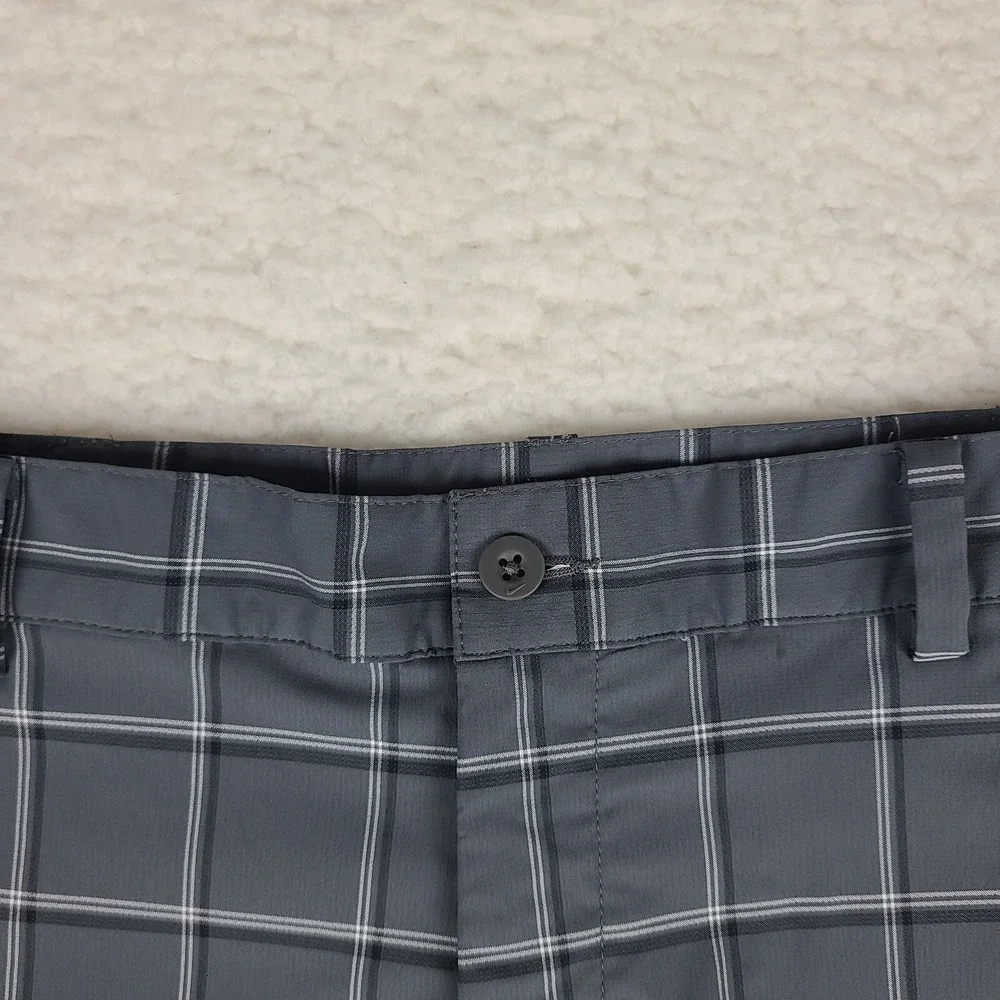 Nike Shorts Mens 34‎ Dark Gray Check 12